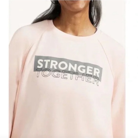 Peloton Pink Breast Care Awareness Sweater Size Med New - Picture 3 of 11